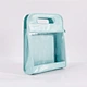 New handheld cosmetic bag transparent window cosmetic organizer PU waterproof cosmetic bag skincare organizer bag
